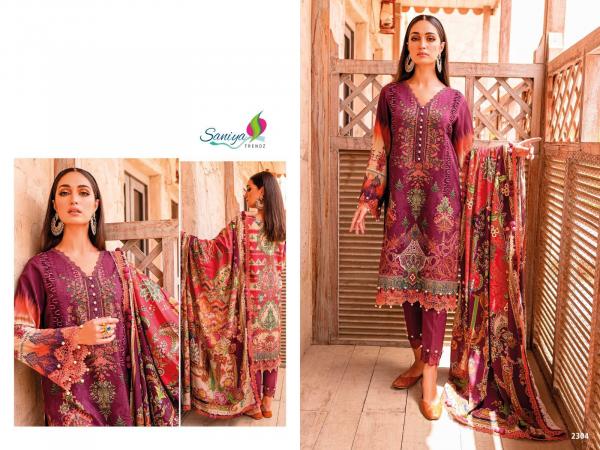 Saniya Jade Lawn Vol 23 Fancy Pakistani Suit Collection